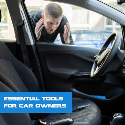 Car Lockout Kit,Car Tool Kit Set, Portable Repair Tools, Automotive Tool Kit, Heavy Duty Multi-Function Repair Kit, Adjustable Tools for Vehicle Maintenance, Portable with Carrying Case