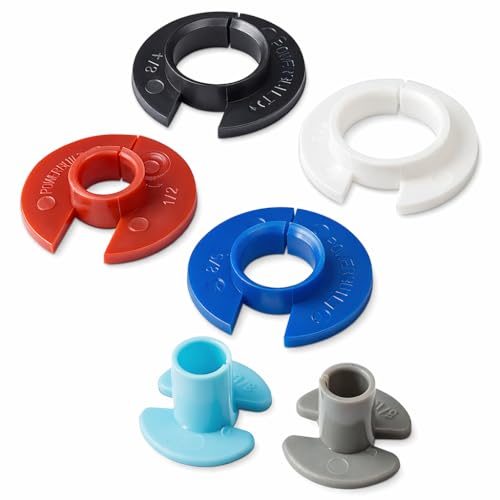 Powerbuilt 6 Piece A/C and Fuel Line Disconnect Set, 5/16" 3/8" 1/2" 5/8" 3/4" 7/8", For Quick and Easy Separation of Fuel, A/C and Automatic Transmission Line Quick-Disconnect Fittings - 648424