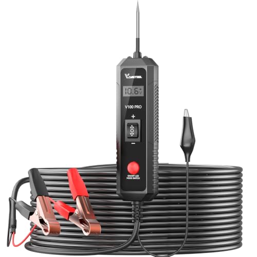 VDIAGTOOL V100 PRO Power Circuit Probe Tester, 6V-30V DC Multifunctional Car Test Light Automotive with Component Activation, Voltage, Continuity Test, Overload Protection for Car SUV RV Motorcycle