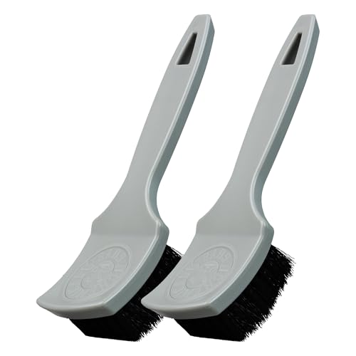 Chemical Guys, The Nifty Interior Detailing Brush 2 Pack, Soft Bristle Cleaning Tool for Car Vents, Dashboards, Steering Wheels, Door Panels, Cup Holders, Auto Interior Detail Brush Set - Grey - size: 2 Pack