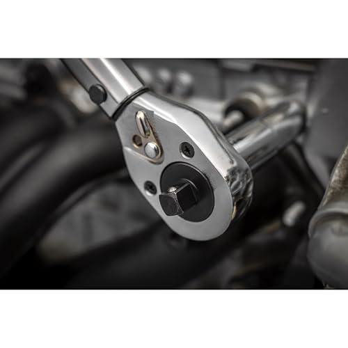 Powerbuilt Dual Drive Torque Wrench, 3/8 and 1/2 Inch Drives, 10ft Lbs, 19-inches Long, 10-150 Feet Range, Micrometer Style Torque Ranges 944001 - size: 1/2 in. and 3/8 in.