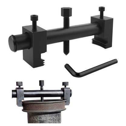 17mm Drive Pulley Puller Tool with Hexagonal Wrench,Heavy Duty Adjustable Crankshaft Pulley Removal Tool for 40-160mm,Professional Crank Pulleys Removal Tools for Crankshaft,Pump