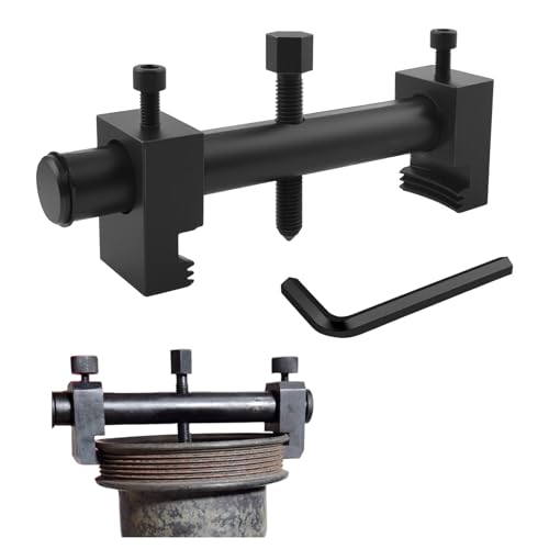 17mm Drive Pulley Puller Tool with Hexagonal Wrench,Heavy Duty Adjustable Crankshaft Pulley Removal Tool for 40-160mm,Professional Crank Pulleys Removal Tools for Crankshaft,Pump