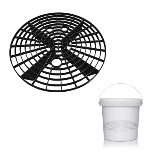 Car Wash Bucket Inserts, Auto Detail Dirt Gaurd Bucket Filter Helps Remove Dirt Debris, Dirt Guard Insert Wash Filter Fits 12 Inch Diameter Bucket or 3-5 Gallon Bucket (Black) - color: Black, 1PC