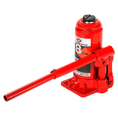 AFF Heavy Duty 8 Ton Bottle Jack, Manual, Machine Hardened Steel Saddles, Centered Pumps and Rams, 3508 - size: 8 Ton Capacity, style: Heavy Duty