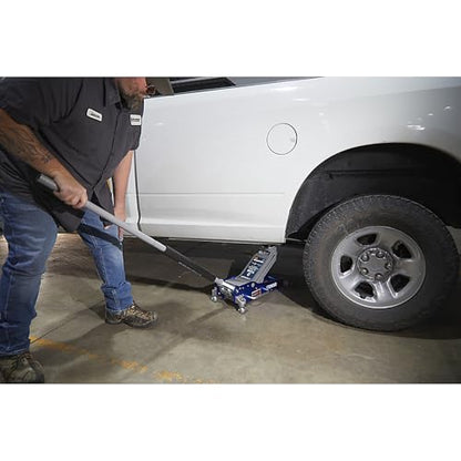 Strongway Low-Profile Aluminum/Steel Floor Jack, 3-Ton Capacity, 3.3in.–18.3in. Lift Range - style: 3 Ton