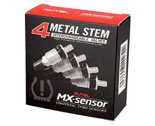 Autel 4PCS Metal Valve Stem Kit for MX-Sensor, TPMS Tire Pressure Monitoring Sensor Valve Stem Repair Kit