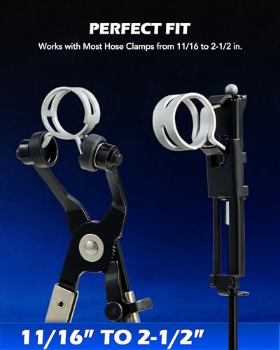 OMT 35pc Master Disconnect & Hose Clamp Pliers Tool, Car AC Fuel Line Kit | Auto Long Reach Hose Clamp Remover Kit with Clic R Type Swivel Jaw, Fuel A/C Disconnect Pliers For Ford Chevy Dodge Vehicles