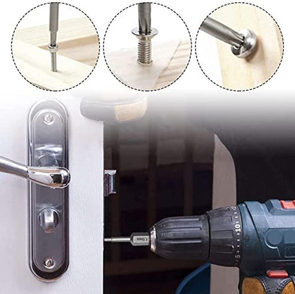 Utoolmart Torx Screwdriver Bits, T25 Magnetic Torx Head Screw Driver Bit, with 1/4 Inch Hex Shank, 50mm Length S2 Steel Screw Driver Kit Tools, for Repair Work, 10 Pcs - size: T25