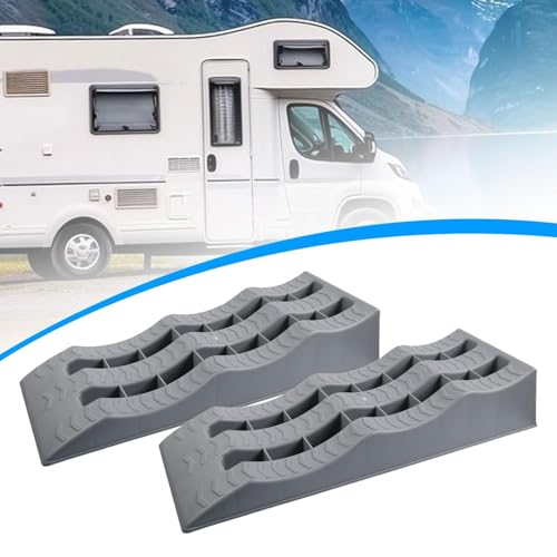 2 Pieces Automotive Leveling Ramps Raising Auto Stabilizer on Uneven Ground
