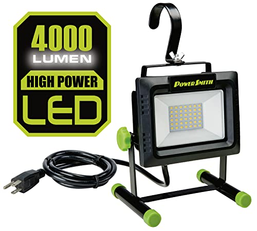 PowerSmith LED Work Light 4000 Lumens with All Metal Stand PWLS040H - size: 4,000 Lumen