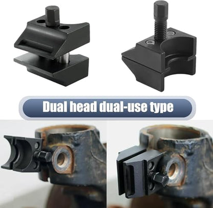 Automotive Suspension Strut Separator Tool Kit, Including a pry bar Wrench Adapter and Gloves, Compatible with V olkswagen, A UDI, B MW, F ord, P eugeot, C itroën