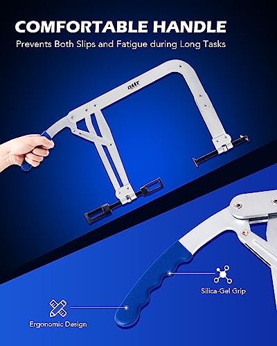 Orion Motor Tech Large Valve Spring Compressor Tool, Valve Spring Removal Tool & Adjustment Tool with 1" & 1-3/16" Adapters, Direct Action Valve Spring Compression Tool for Overhead Valve Engines - size: Large Valve Spring Compressor