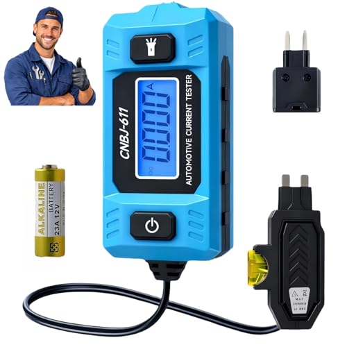 Automotive Circuit Probe Tester,Car Electrical Circuit Tester,20A 48V High-Precision Current Tester,for Fuse Wiring & Voltage Testing,Parasitic Battery Drain & Current Draw Diagnostic Tool