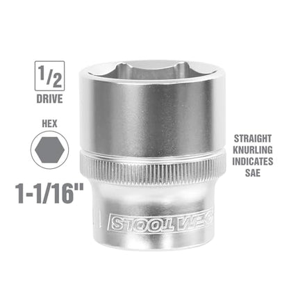 OEMTOOLS 22369 1-1/16 Inch SAE Socket
