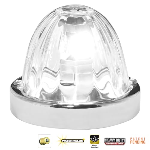 GG Grand General 92443 Stainless Steel Clear Watermelon+ Glass Lens Kit for #1156, Bulb not Included - color: 1156 Bulb Base, style: Clear