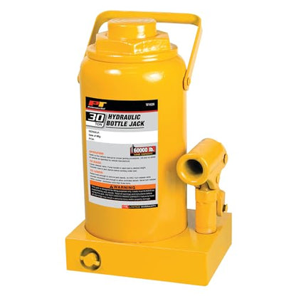 Performance Tool W1636 30 Ton (60,000 lbs.) Heavy Duty Hydraulic Bottle Jack, Range: 11 1/4-Inch to 18 1/4-Inch - size: 30-Ton