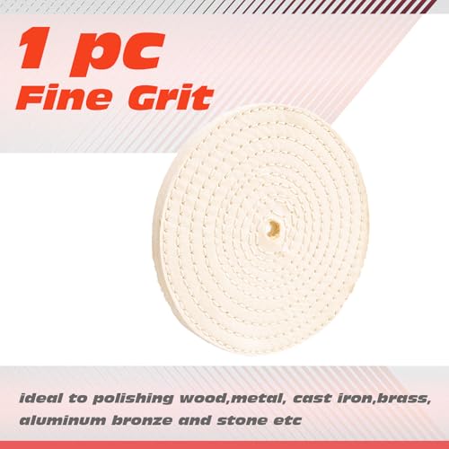 6x1x1 Inch Cotton Polishing Wheel, 150×25×12mm, 70 Plies - style: Cotton Wheel