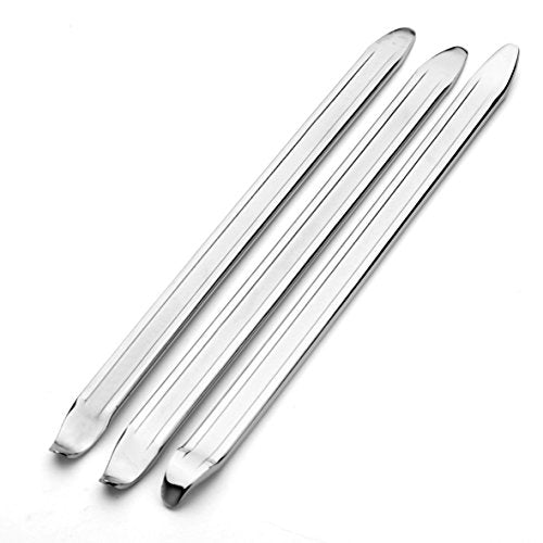 Fasmov 3 Pcs Irons Changing Tool, 12 inch Tire Iron Spoons Changing Lever Bar, Motorcycle Tire Spoons Set, Tire Remove Tool for Bike Motorcycle Scooter Bicycle Mower