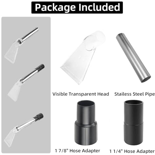 Shop Vac Extractor Attachment Vacuum Extractor Tool for Carpet Upholstery Car Detailing Wet Dry Carpet Extractor Wand