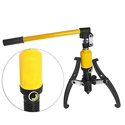waltyotur 5T Hydraulic Gear Puller 3 Jaw Puller Set Hydraulic Bearing Puller 3 in 1 Pump Oil Tube Drawing Machine Wheel Bearing Pulling Separator