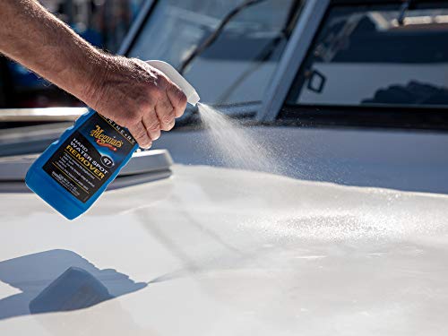 Meguiar's M4716 Marine/RV Hard Water Spot Remover - Effective Marine Hard Water Spot Remover for Boats, RVs, Removes Mineral Deposits, Ideal Boat Water Spot Remover for Marine Enthusiasts - size: 16 Fl Oz (Pack of 1)