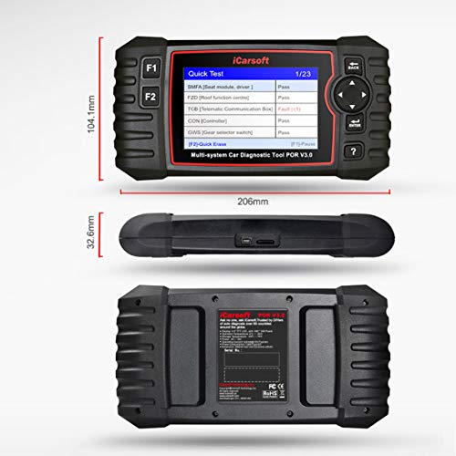 iCarsoft POR V3.0 for Porsche/Cayenne Diagnostic Tool with auto VIN/Quick Test - style: POR V3.0 Basic Version