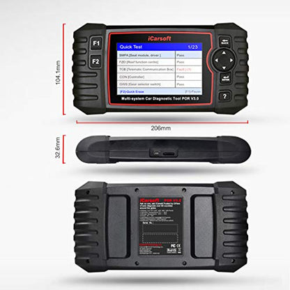 iCarsoft POR V3.0 for Porsche/Cayenne Diagnostic Tool with auto VIN/Quick Test - style: POR V3.0 Basic Version