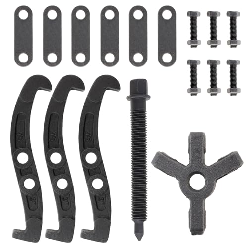 ChgImposs Multifunction Standard Carbon Steel 2 Jaw / 3 Jaw Bearing Puller with 4 Single Hole Claw Pullers for Car/Mechanical Repairing (3 Inch) - size: 3 Inch