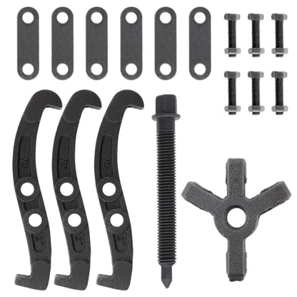 ChgImposs Multifunction Standard Carbon Steel 2 Jaw / 3 Jaw Bearing Puller with 4 Single Hole Claw Pullers for Car/Mechanical Repairing (3 Inch) - size: 3 Inch