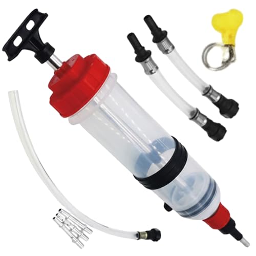 Fluid Extractor Automotive 1.5l Automotive Fluid Extractor Brake Pump - Manual 2-in-1 Oil for Car Brake Oil Change Maintenance