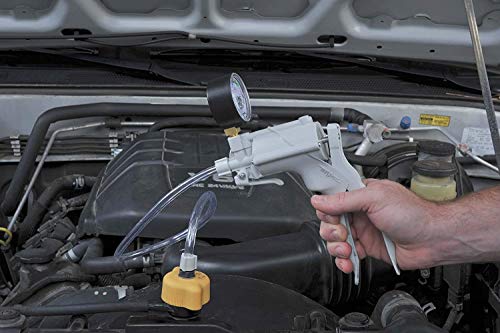 Mityvac MV4560 Radiator/Cooling System Pressure Test Kit for Asian, European, US Cars and Light Duty Trucks, Includes Hand Pressure Pump, 4 Cooling System and 2 Dual-Function Cap Test Adapters