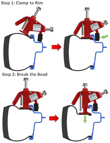 BeadBuster XB-450i Bead Breaker MADE-IN-USA for ATV/Motorcycle / 4x4 / Truck/Auto/Lawn Mower