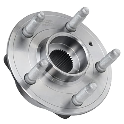Detroit Axle - Rear 2pc Wheel Bearing Hubs for 10-16 ChevyCamaro 2010 2011 2012 2013 2014 2015 2016, 2 Wheel Bearing & Hubs Assembly Replacement - style: 512399 x2/Pair
