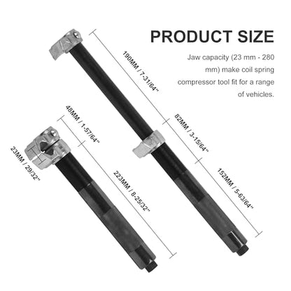 Heavy Duty 280mm Hook Coil Spring Compressor/Jaws Capacity:23~280m High Security