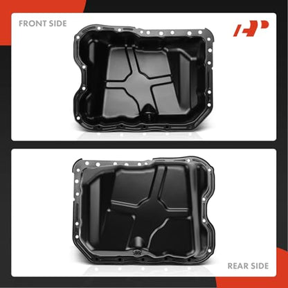 A-Premium Engine Oil Pan with Gasket Compatible with Jeep Patriot Compass Dodge Avenger Caliber Journey Chrysler 200 Cirrus Sebring L4 2.0L 2.4L - style: Oil Pan with Gasket