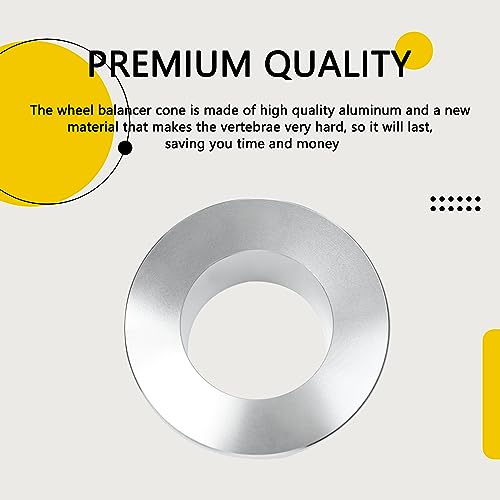 Manual Tire Wheel Changer Centering Cone, Billet Aluminum Upgrade Wheel Balancer Hold Down Cone Compatible with 1.67" Diameter Center Post Car Truck, Fit for Most Passenger Car Truck, Caravan, or SUV - size: Small