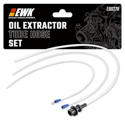 EWK 3-Piece Oil Extractor Tube Hose Set, Replacement Extension Hoses for 6.5L 10.5L 15L Pneumatic and Manual Vacuum Fluid Extractor Pumps for Engine Oil, Transmission Fluid, and Fluid Change Service - style: 3 Pcs set for 6.5L, 10.5L, 15L