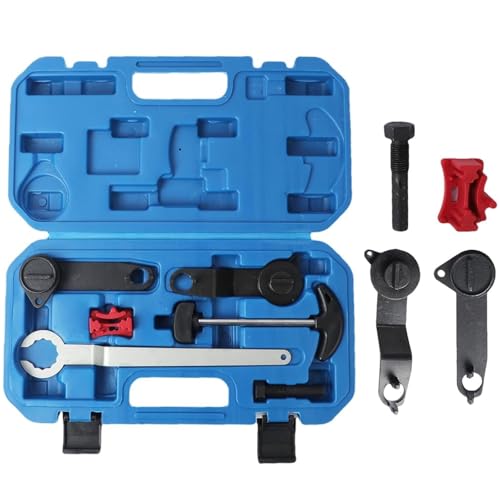 Engine Camshaft Tool Set, 6PCS Timing Belt Tool Kit for VAG EA211 1.0L 1.2L 1.4L 1.6L FSI TSI TFSI Petrol Engine Compatible with VW Audi A3 /Golf 7/New Jetta/Skoda/Santana/LaVida