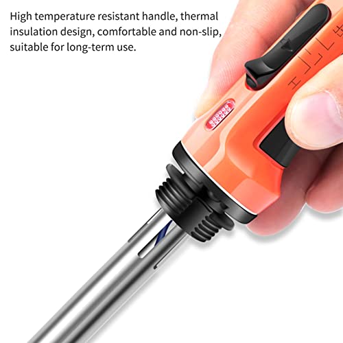 Plastic Welder - 100W Plastic Welding Kit Soldering Iron Gun with 56pcs Rods, Professional Surface Repair Tool for Car Bumper with 4 Welding Tips, Patch Net,Hot Iron Stand,Wire Brush (red) - color: Red