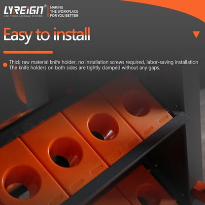 Mobile CNC Tool Storage Cart, CNC Tool Holder Transfer Cart Suitable for Warehouses, CNC Tool Keeper Rolling Cart with Wheels for CNC Machinists Workers - size: CAT/BT40-100CAP