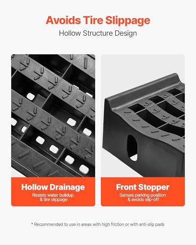 VEVOR Car Ramps, 2 PCS 13000 lbs GVW Capacity, 6.3 in Lift Height, Portable High Profile Car Service Ramps for Home Garage Maintenance and Oil Changes, Heavy Duty for Truck SUV Vehicle Repair, Black - size: 6.3*52.5inch