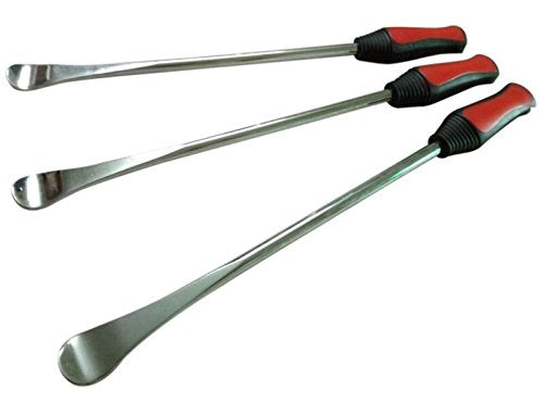 Long 14.5" Tire Iron Lever Tool Spoon Motorcycle Bike Tire Change Kit Dirt Bike Touring Set of 3 | WAHEYNAO Tire Chaning Repair Tool Steel Dirt Bike Touring