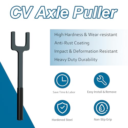 SHOOSHINE CV Axle Removal Tool, Steel CV Axle Puller, Universal Fit Automotive Puller Set (Axle Popper & Joint Puller) - size: Axle Popper & Joint Puller