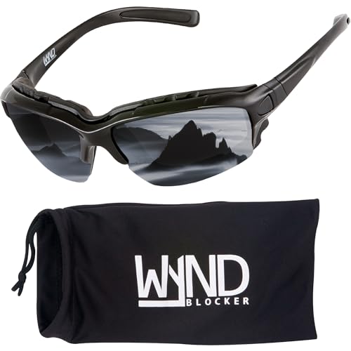 Motorcycle Riding Glasses Extreme Sports Wrap Sunglasses - color: Black | Silver Mirror