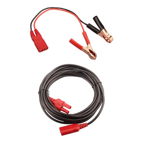 PPTK0027 20FT Extension Cable,PPTK0025 Ect Battery Clipset for Power Probe | Fit for Power Probe 3Ez/3/3S Power Circuit Probe Kit,Extension Cord Crocodile Clip Set（PPTK0027 PPTK0025)