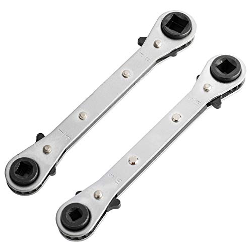 YAETEK Swaging Tool Kit – Flaring Tool Kit - Tube Cutter Rachet Wrench Swag Tool - 45 Degree Brake Line Tubing Brass Aluminum Copper Extrusion 1/8" to 3/4" for HVAC Water Gas Pipe Automotive Plumbing