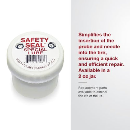 Safety Seal Tire Repair Kit – Truck Deluxe Kit, 30 Repairs (8"), 4.75" Probe, Case Kit, Tubeless Tire Repair for Trucks & Commercial Vehicles