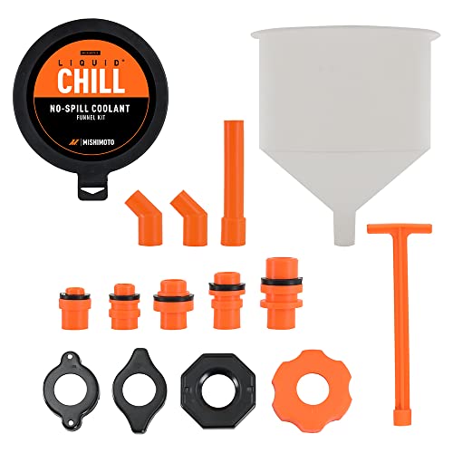 Mishimoto No-Spill Coolant Funnel Kit, 15 Piece
