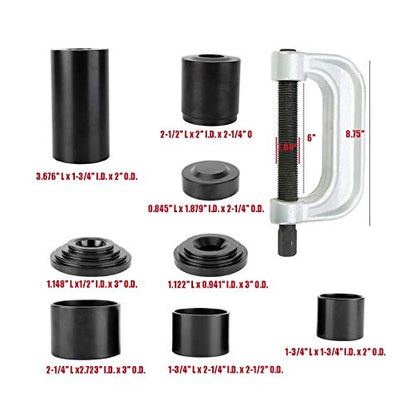 4 in 1 Ball Joint Service Tool Kit 2WD & 4WD Remover Installer with 4-Wheel Drive Adapters